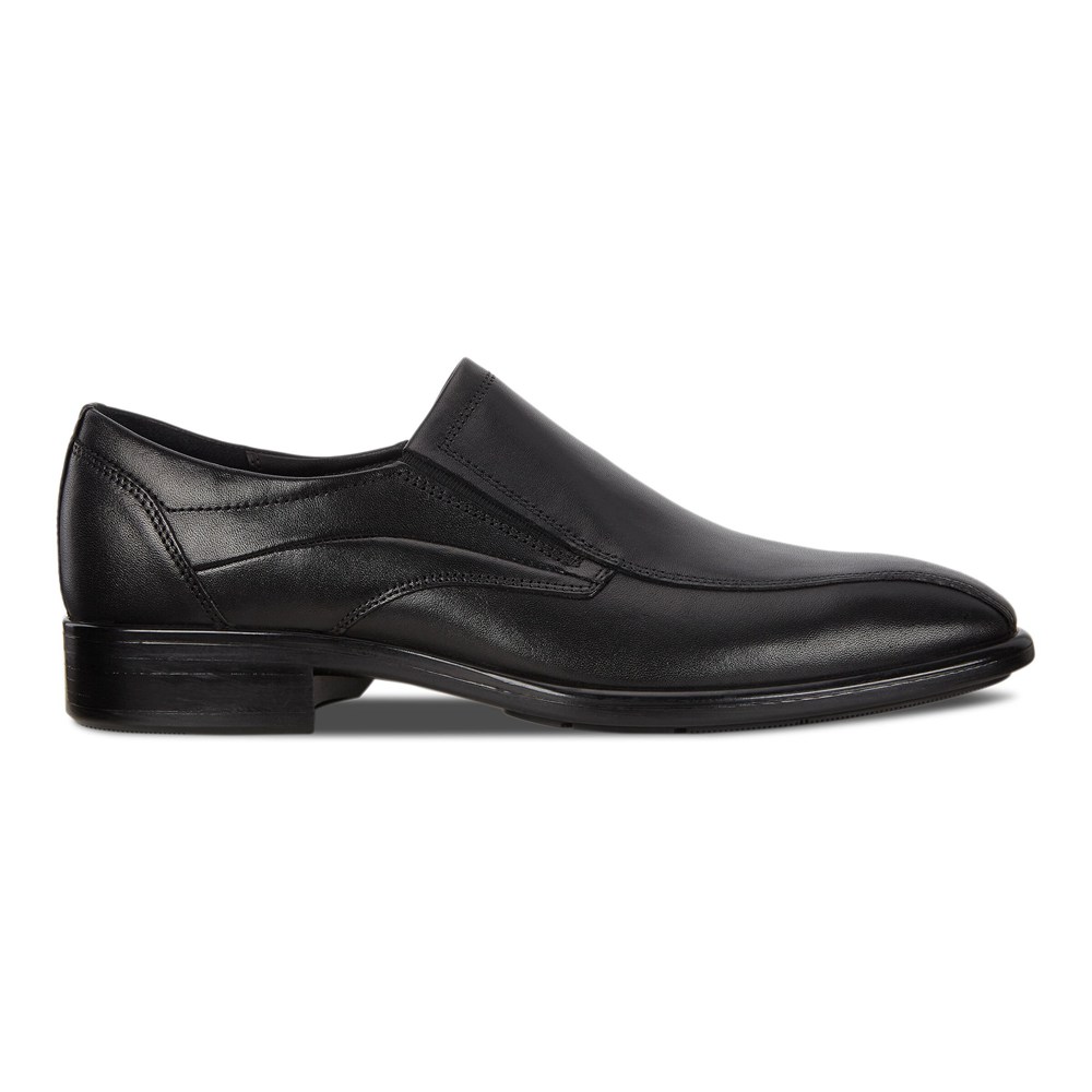 ECCO Mens Slip On Black - Citytray Shoes - JCO-601894